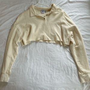 Princess Polly cropped sweatshirt